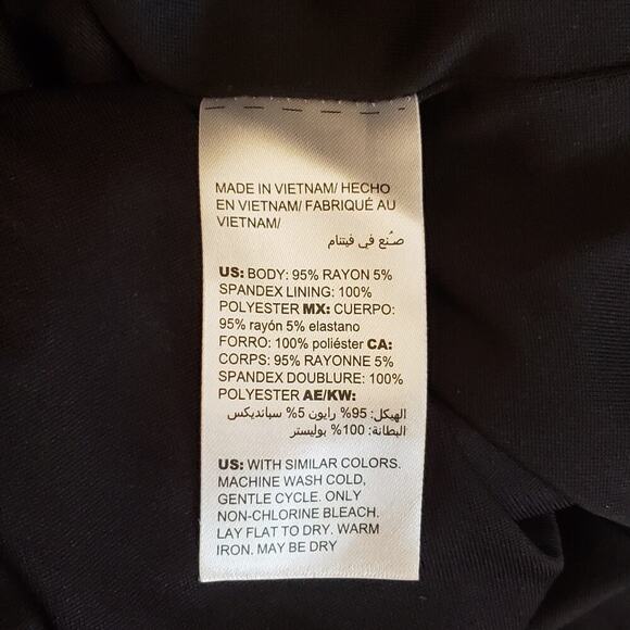 Chico's Cheetah Print Mock Neck Midi Shift Stretch Dress | Size 3 (16/18) | NWT - Picture 10 of 10